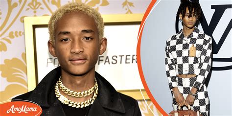 Jaden Smith Rocks a Checkered Crop Top & Pants .